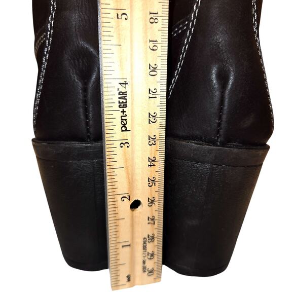 Zigisoho 7 Black Rhinestones Women's Combat Boots With 3 Inch Heel Shoes Sparkle - Picture 3 of 8